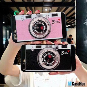 3D Vintage Camera Lens Soft iPhone Case